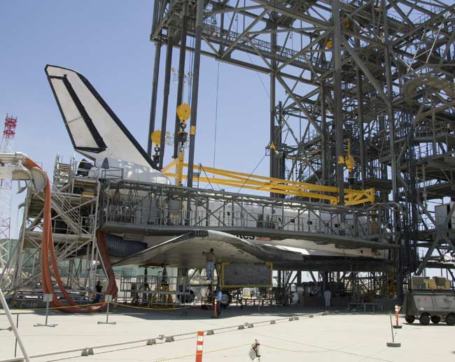 Space Shuttle Atlantis May Begin Trek Home on Sunday