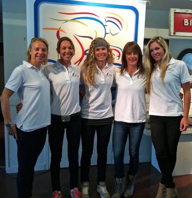 The leaders of the Women's Cycling Association