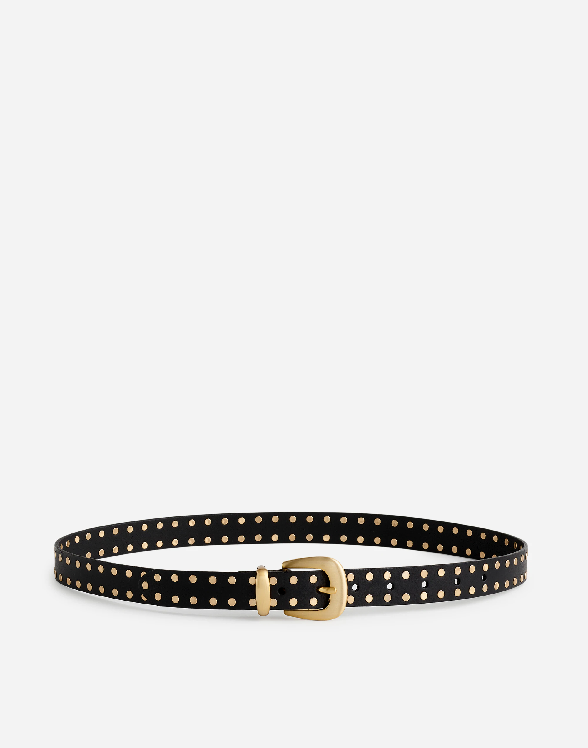 Flat Studded Western Belt