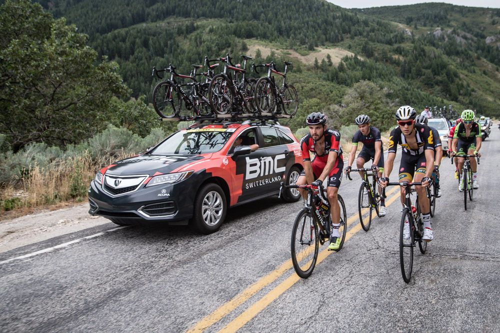 The break on the first climb.