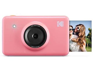 Kodak Mini Shot Wireless Instant Digital Camera & Social Media Portable Photo Printer, LCD Display, Premium Quality Full Color Prints, Compatible w/iOS & Android (Pink)