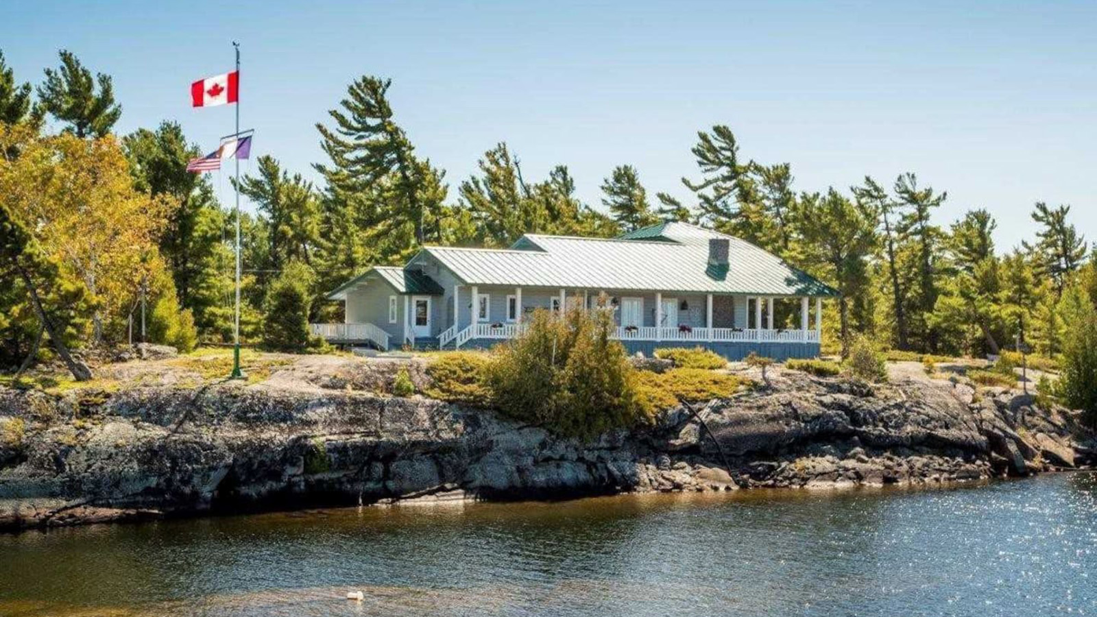 The Main Lodge on Bigwood Island, a private island on airbnb