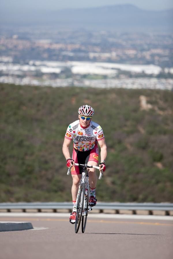 Brad Huff is one of the more experienced riders on the team.