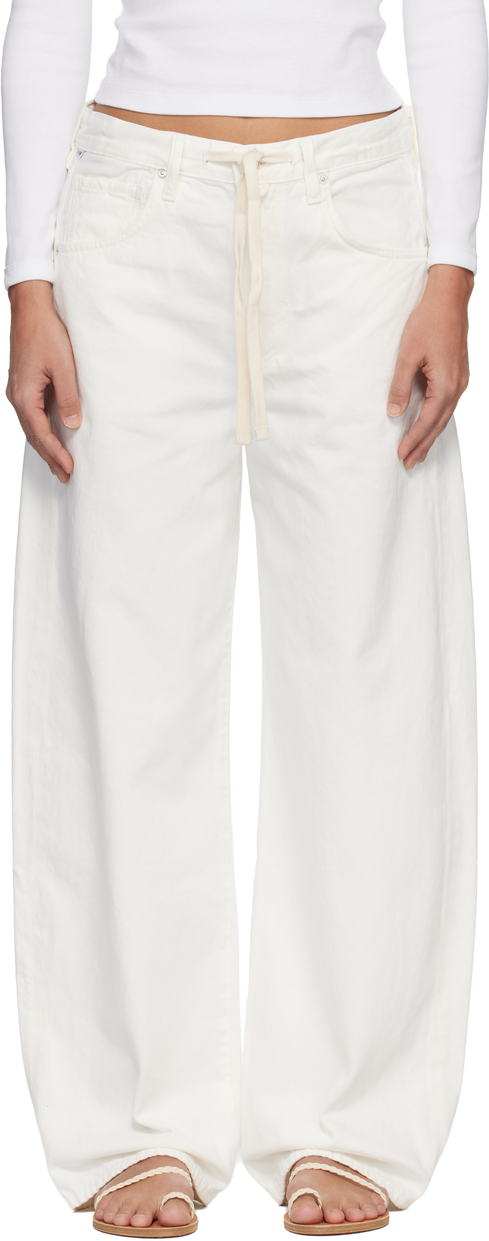 Off-White Brynn Drawstring Jeans