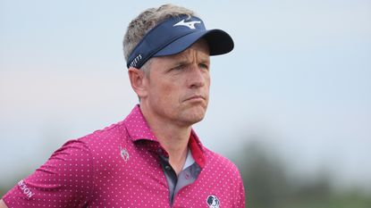 Luke Donald looks on during a PGA Tour event