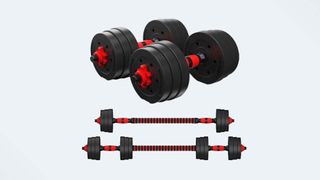 Tespon Adjustable Dumbbells Barbell 2-in-1 with Connector review