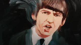 Screenshot from one of the new Beatles videos