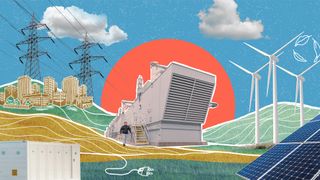 Microsoft green and renewable energy artwork