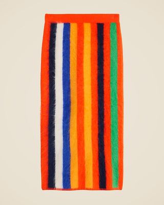 Christopher John Rogers X J.crew Brushed Cashmere Pencil Skirt