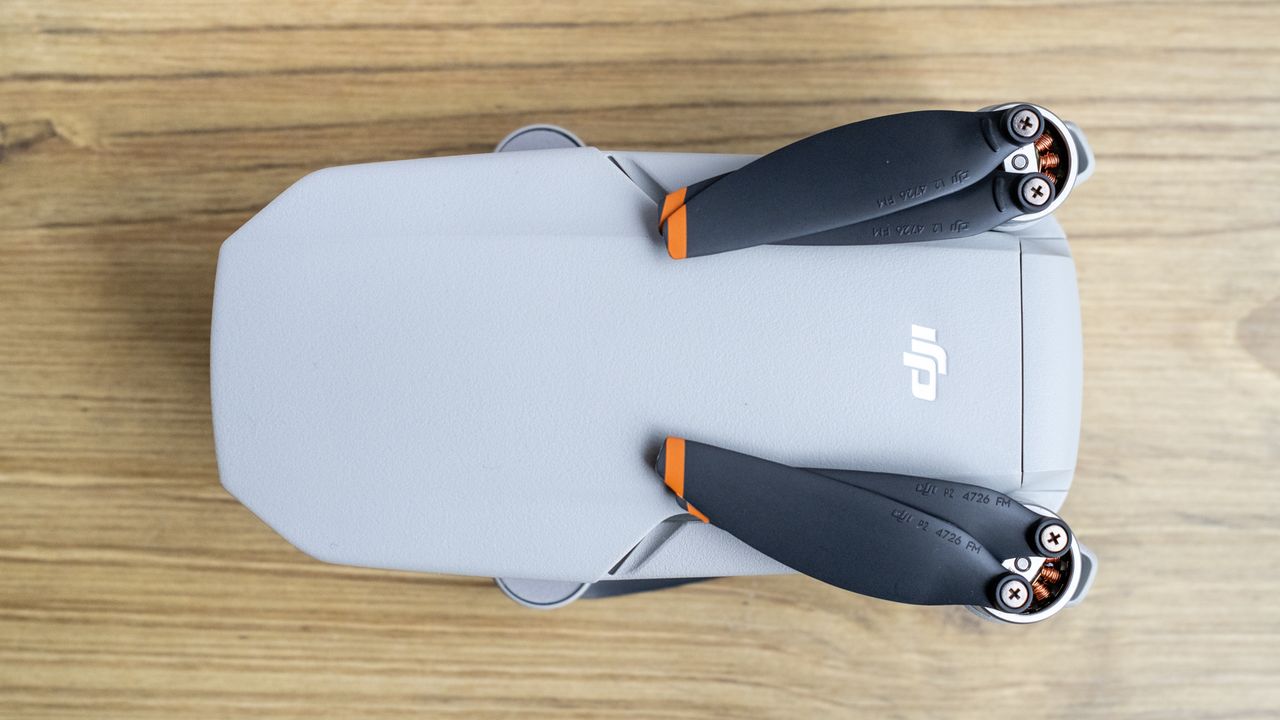 DJI Mini 4K folded top view