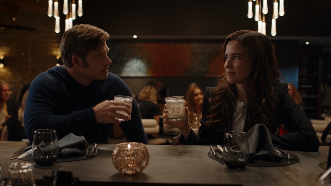 Chris Carmack and Sophia Bush in The Stranger in My Home