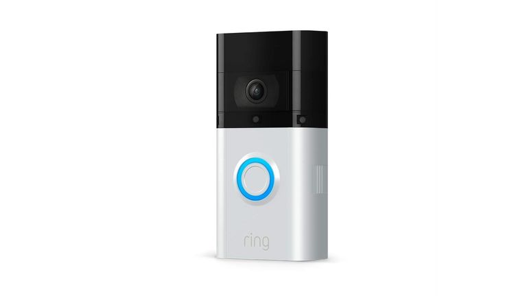 Ring doorbell smart security white video doorbell