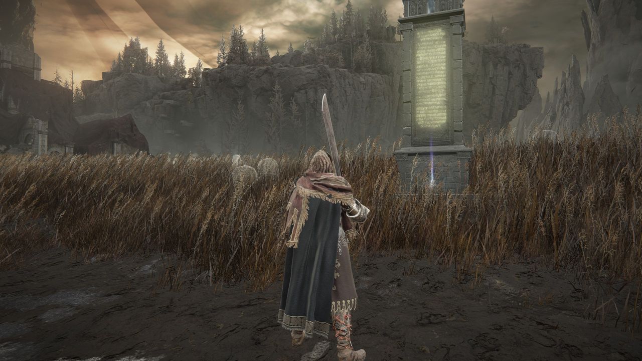 Elden Ring Shadow of the Erdtree map fragments - Gravesite Plain pillar