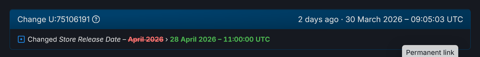 s&amp;amp;box release date update on SteamDB