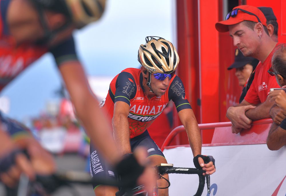 Vincenzo Nibali at the stage 5 finish