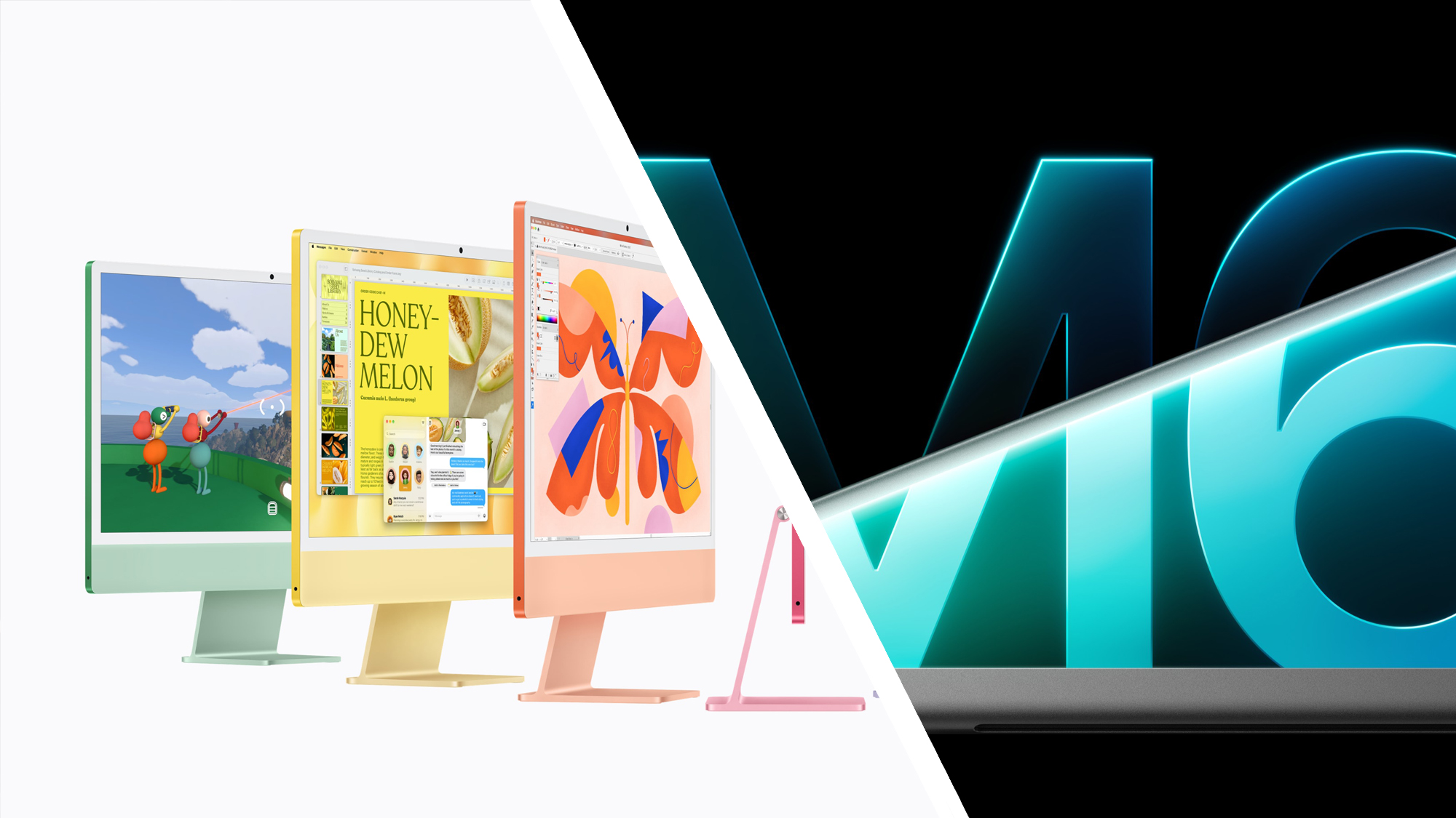 The iMac M6 next to a MacBook Pro M6