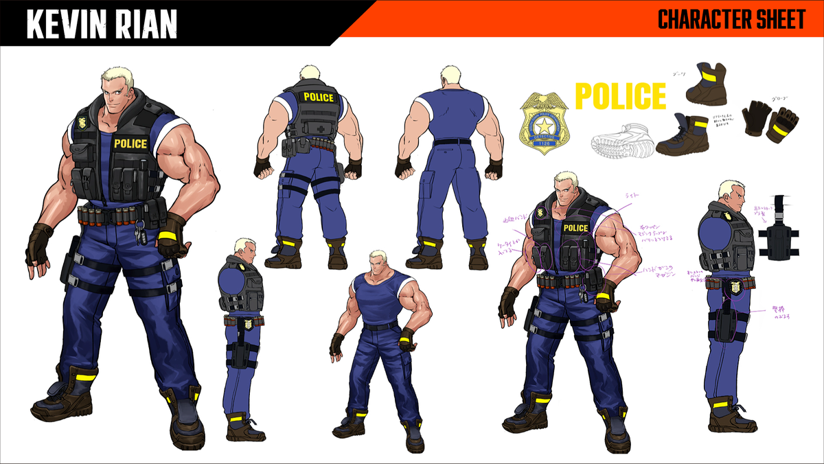 Fatal Fury City of the Wolves art; concept art of video game characters