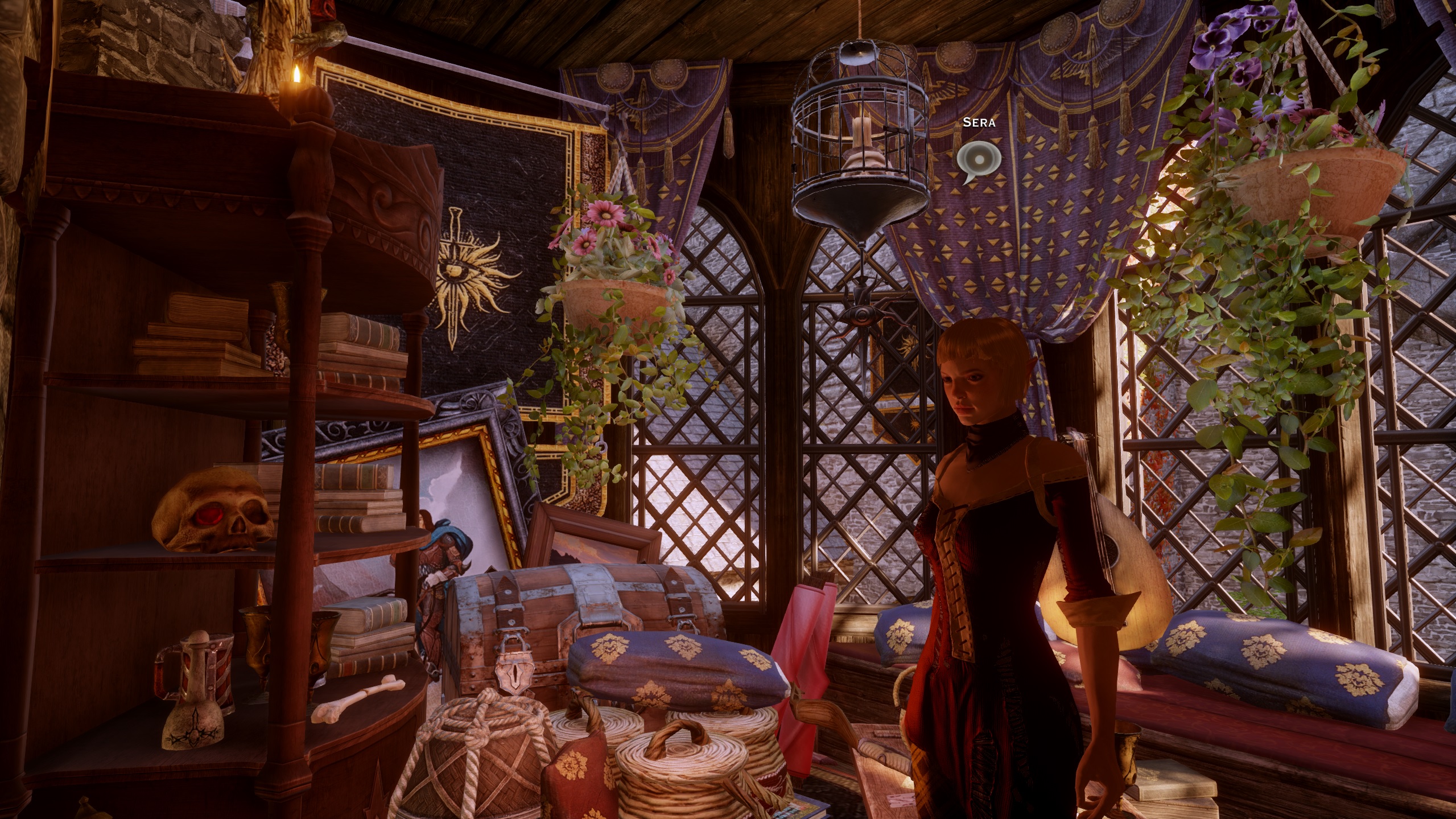 Dragon Age: Engizisyon - Sera'nın Skyhold'daki küçük odası.