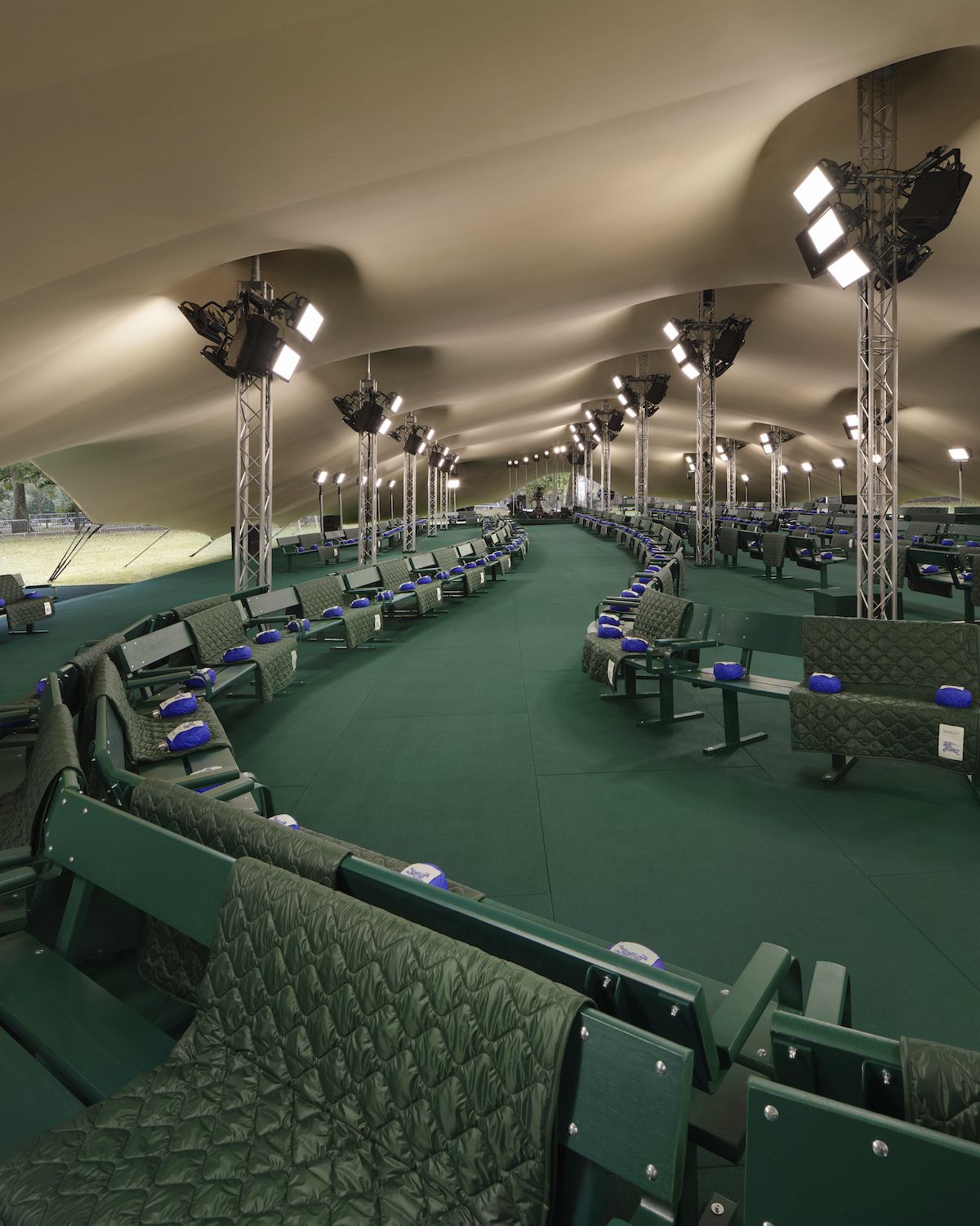 Burberry S/S 2024 runway set