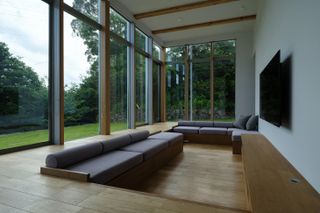 sunked living area in Japanese house