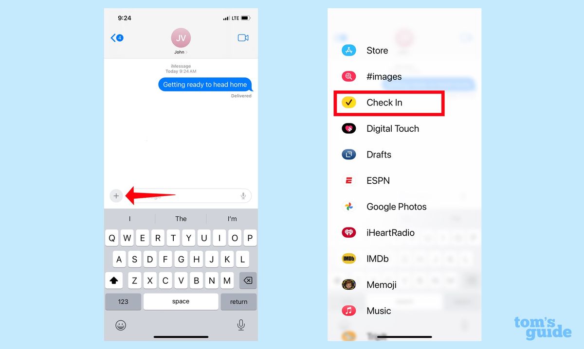 How to use the Check In feature in iOS 17 | Tom's Guide