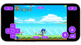 Sonic Advance on Delta on iPhone 13 Pro