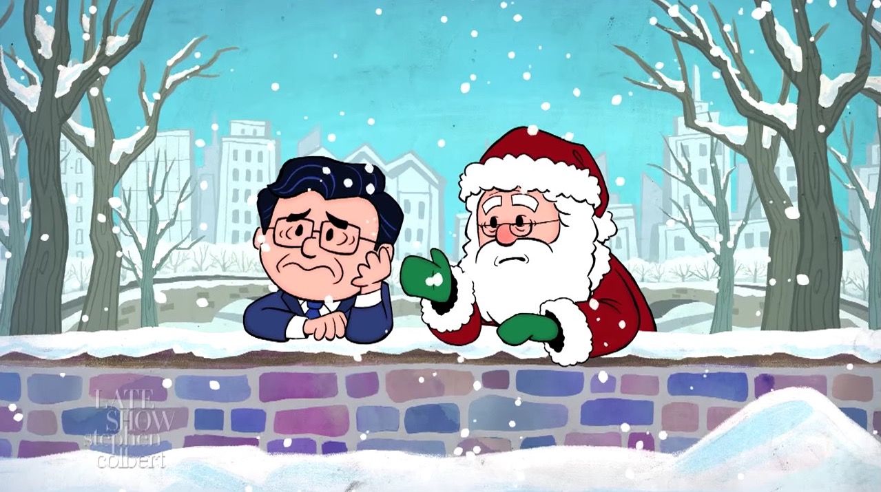 Stephen Colbert pays dark homage to Charlie Brown