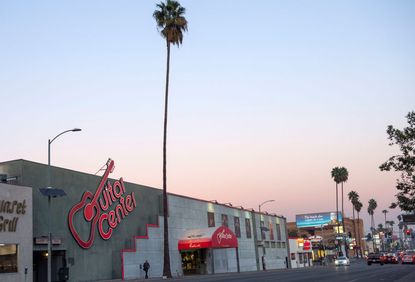 The Guitar Center in Hollywood.