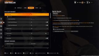 Screenshot of Call of Duty: Black Ops 6's controller settings on Xbox Series X.