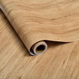 Wecreatemore Large Wood Vinyl Wrap for Kitchen Worktop