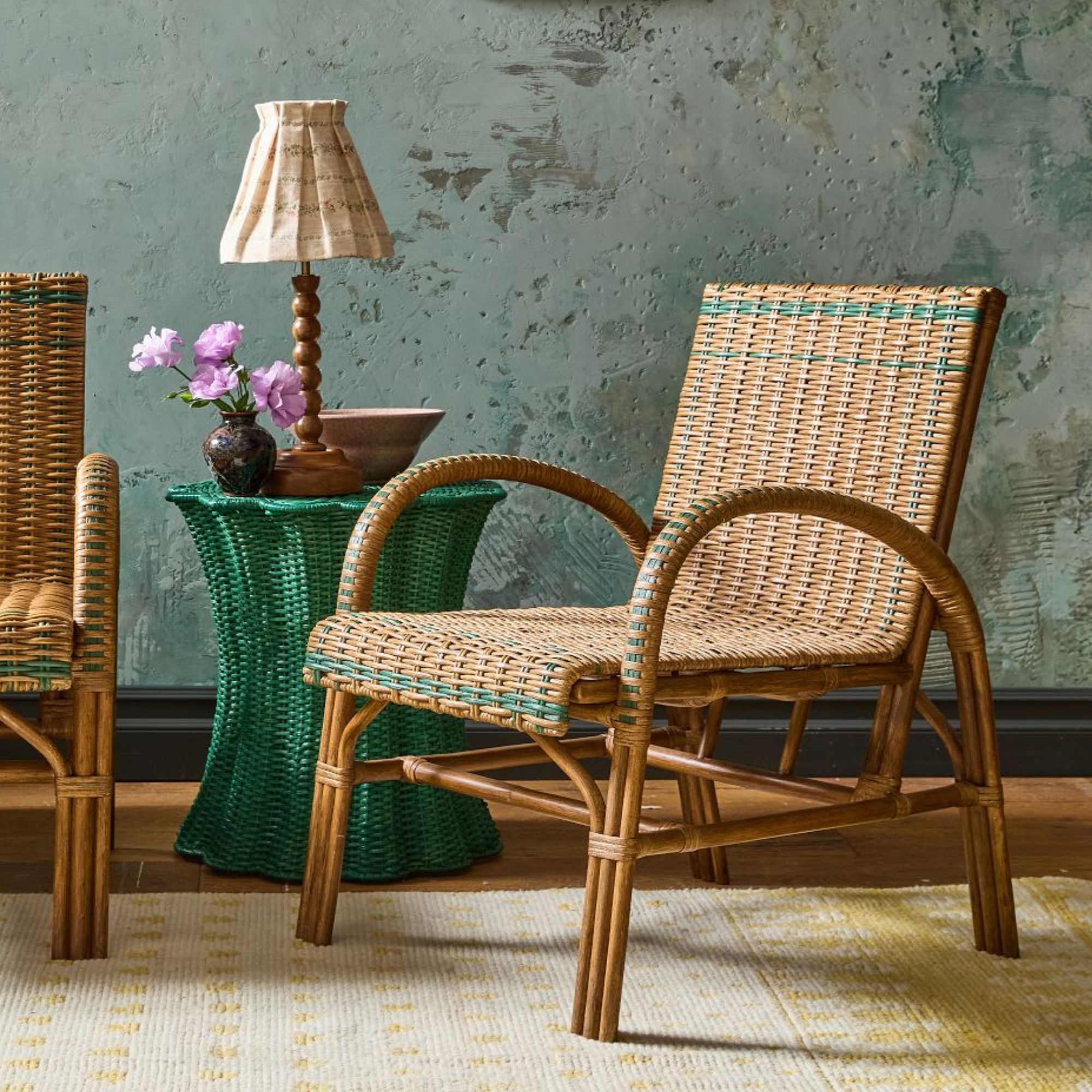 Savannah Rattan Woven Arm Chair