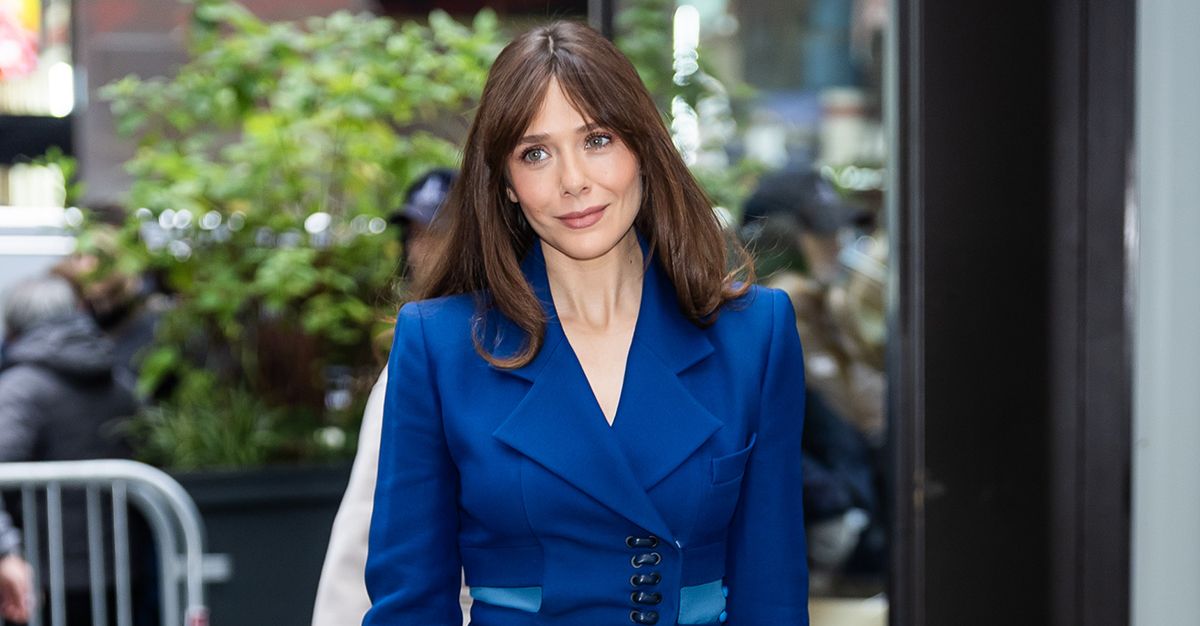 Elizabeth Olsen Wore the Pump Coloration Development to Swap Black For