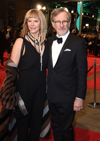 Stephen Spielberg & Kate Capshaw At The BAFTA Awards 2016