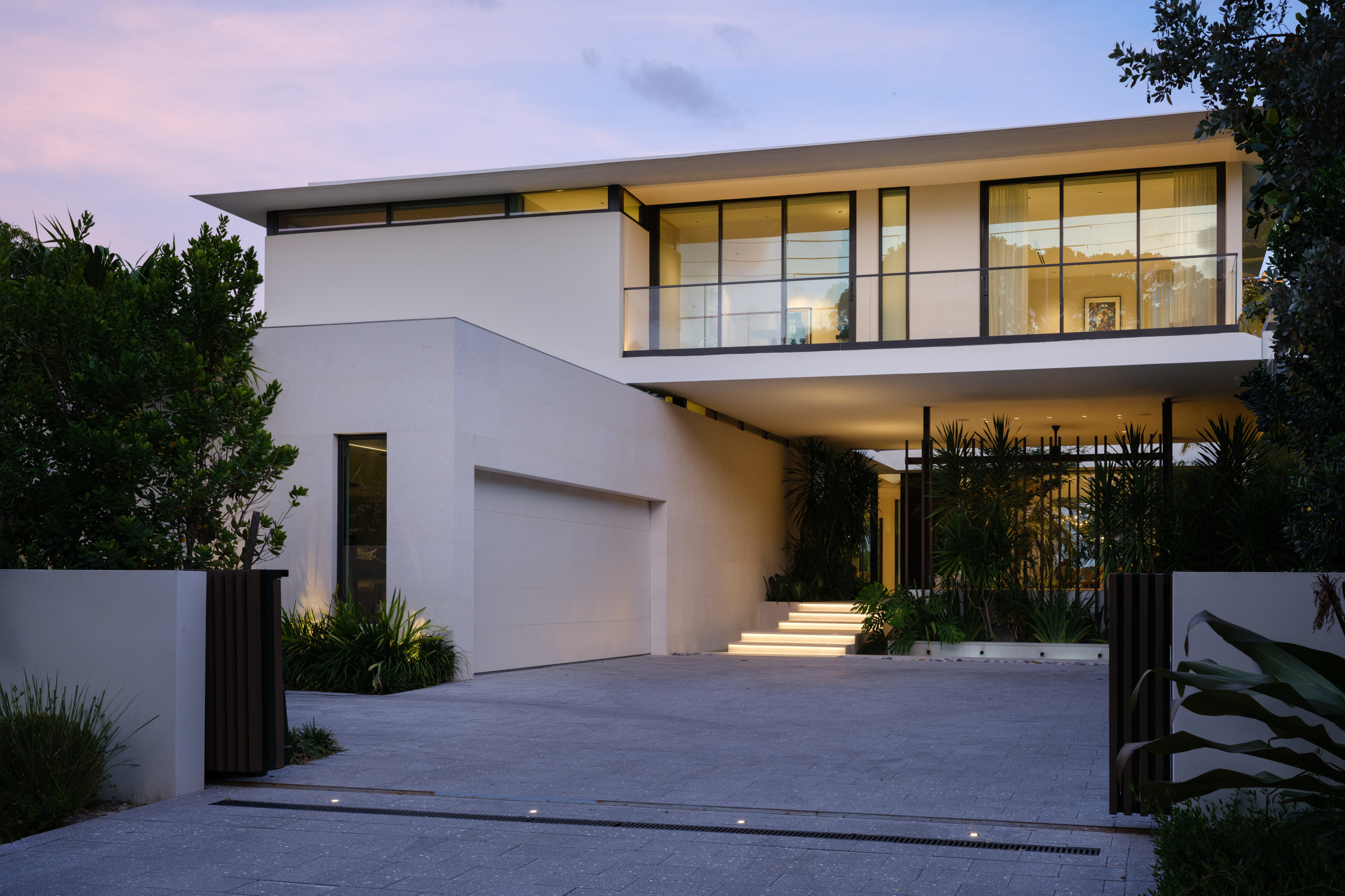 Pine Tree Residence viewed from the street