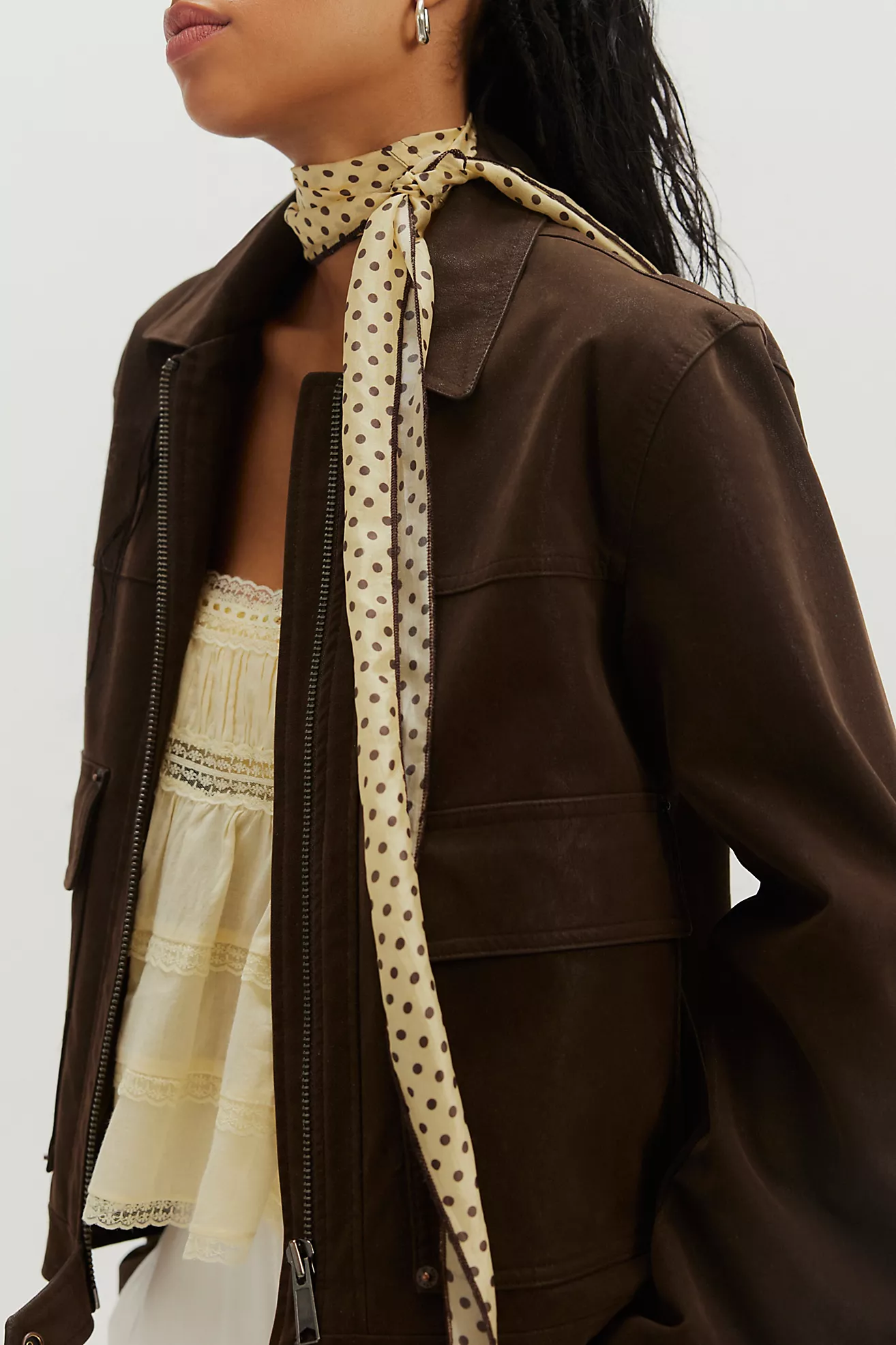 Tilly Skinny Silk Convertible Scarf