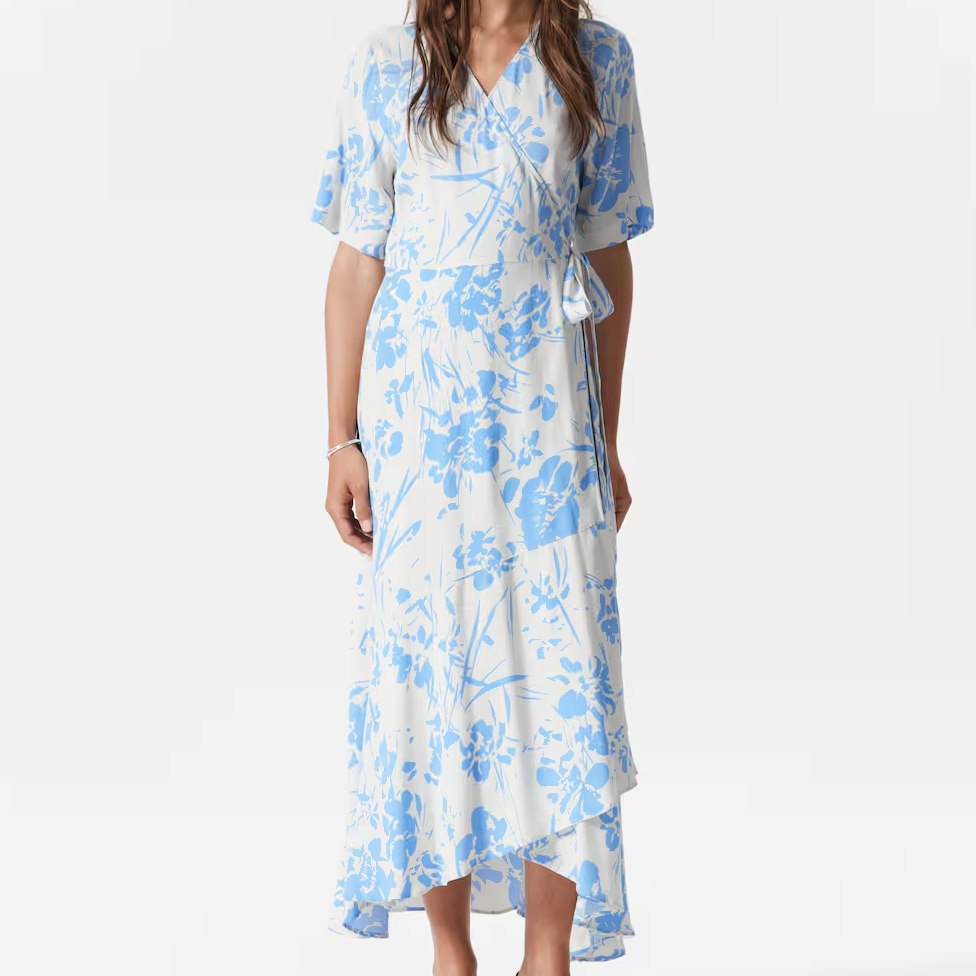 & Other Stories Wrap Midi Dress 