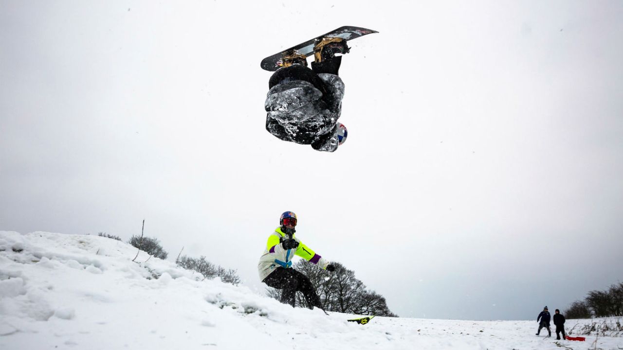 Billy Morgan snowboarder Team GB Essex Beast from the East