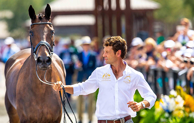 WEG eventing trot-up fashion