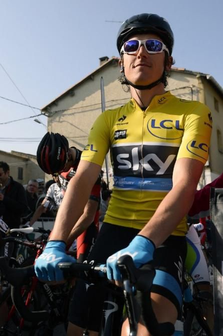 Geraint Thomas (Team Sky) before the stage start