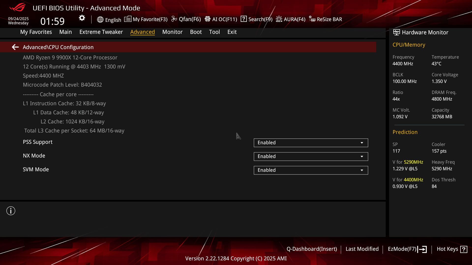 Asus ROG Crosshair X870E Extreme - BIOS Images