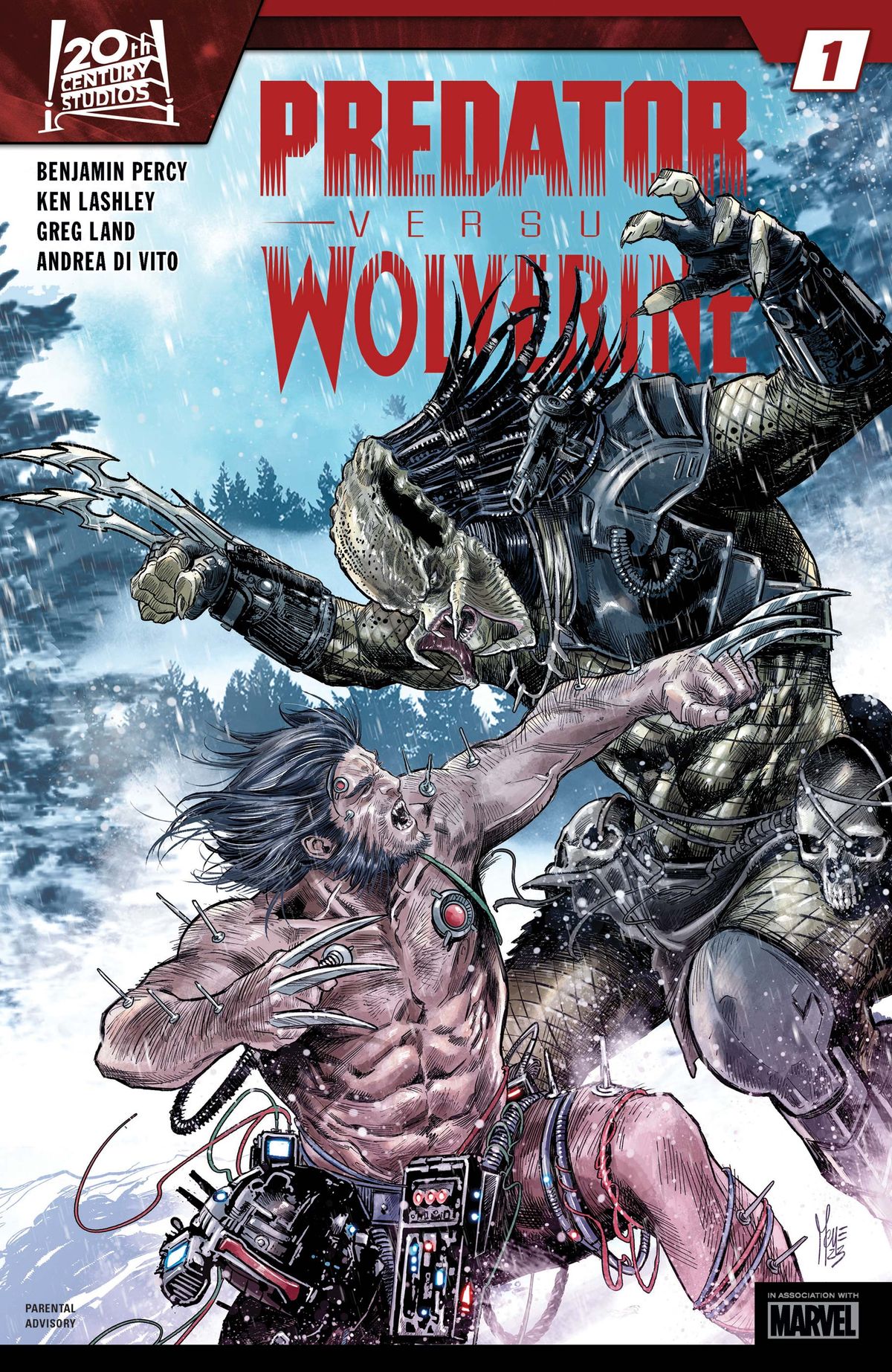 Covers for Predator Versus Wolverine #1