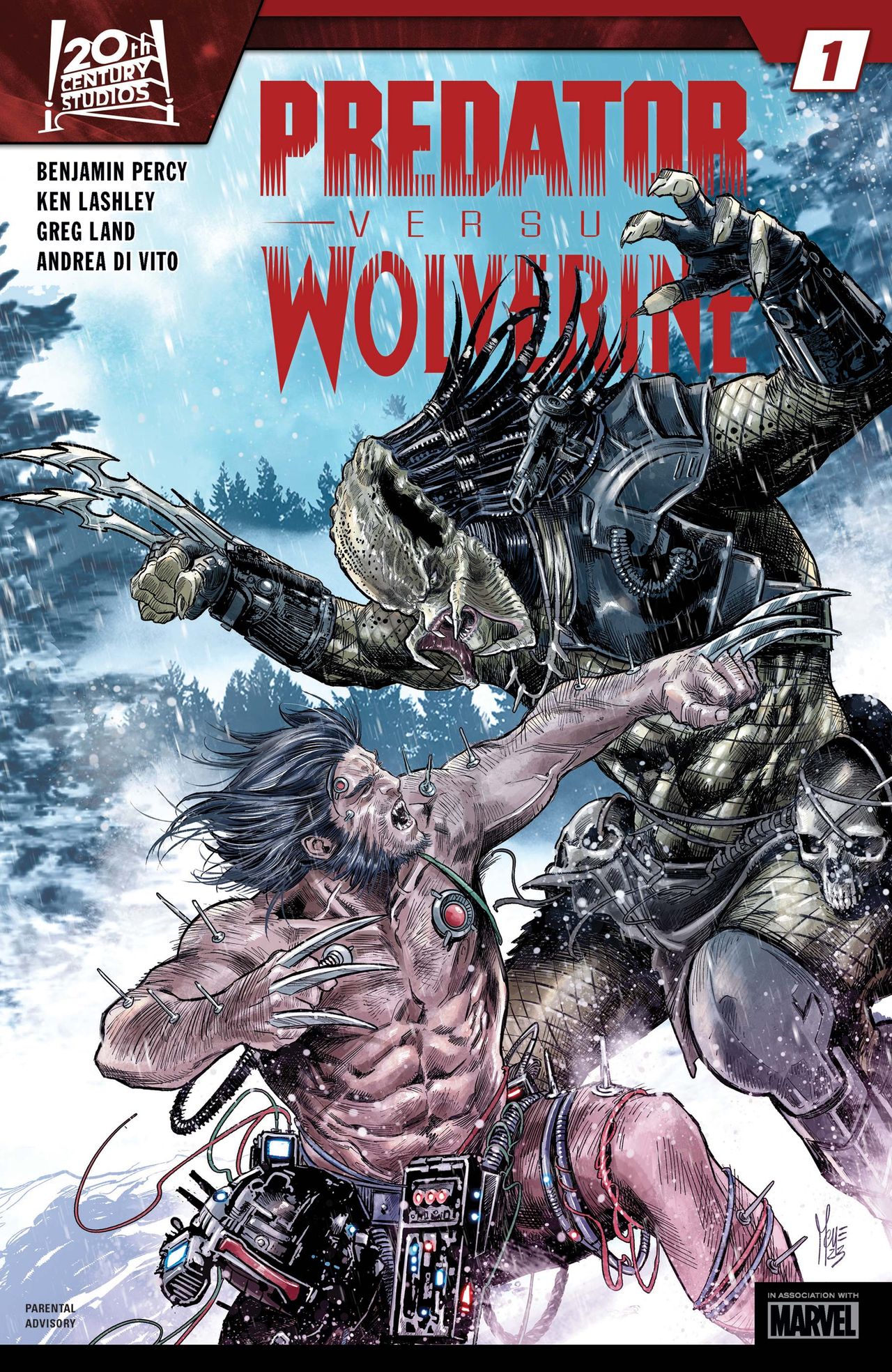 Covers for Predator Versus Wolverine #1