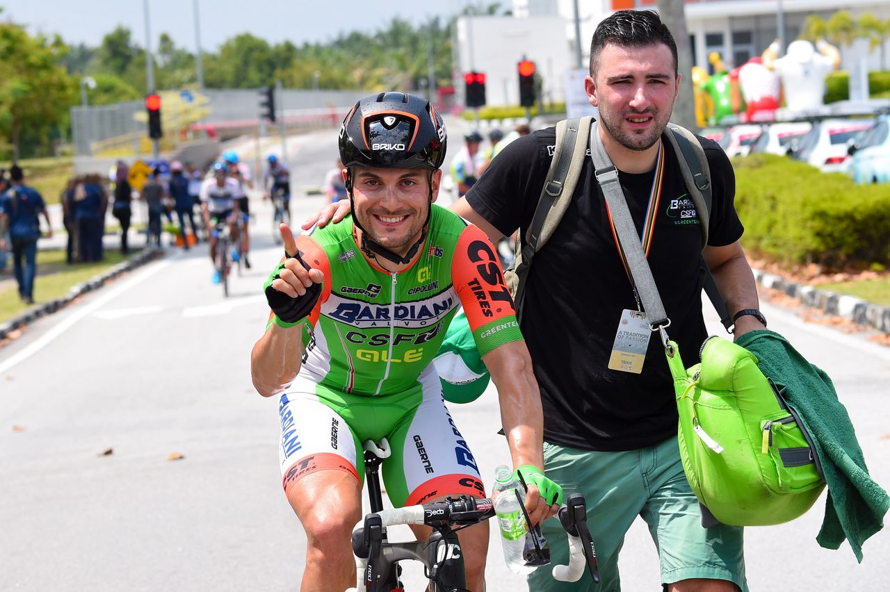 Happiness for Guardini after his first win in two years