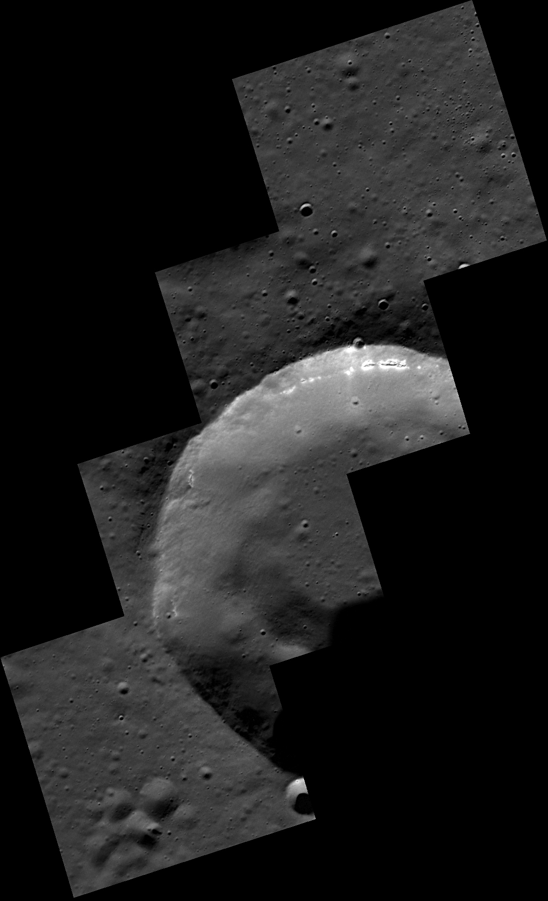 MESSENGER Crater Hollows Mosaic