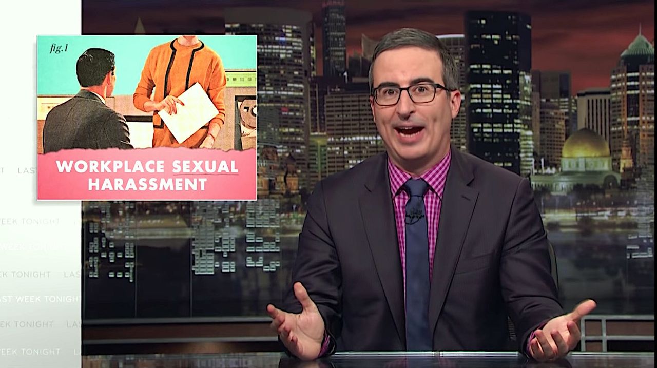 John Oliver tackles sexual harassment