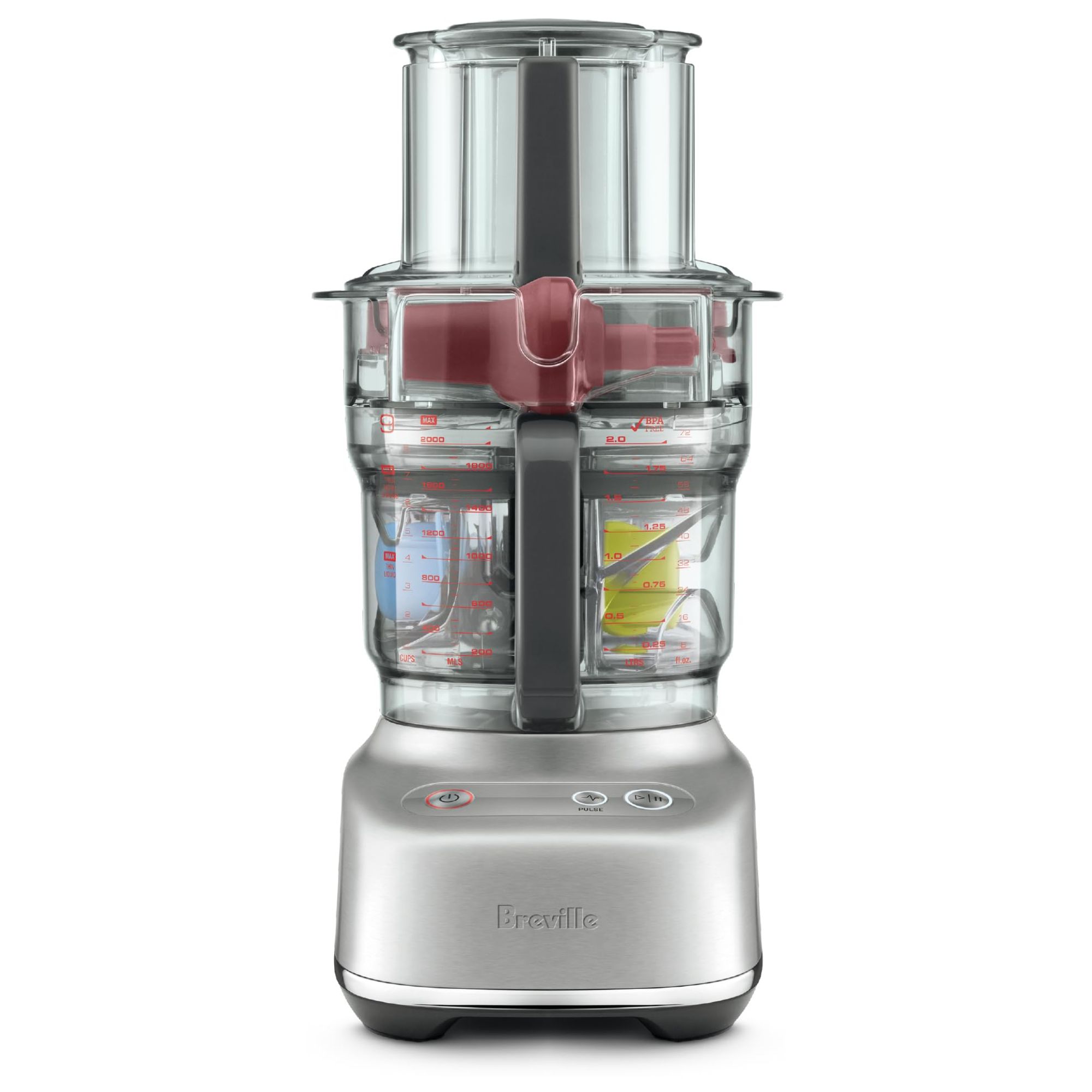A Breville Paradice 9 Food Processor against a white background