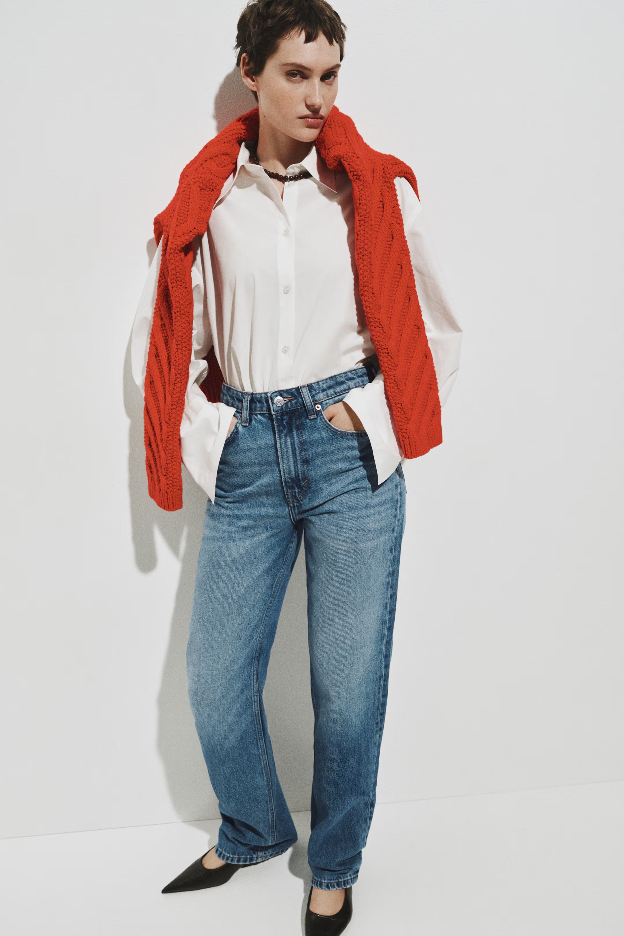 hm, Straight High Jeans