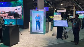 An avatar of HPE CEO Antonio Neri at HPE Discover 2024