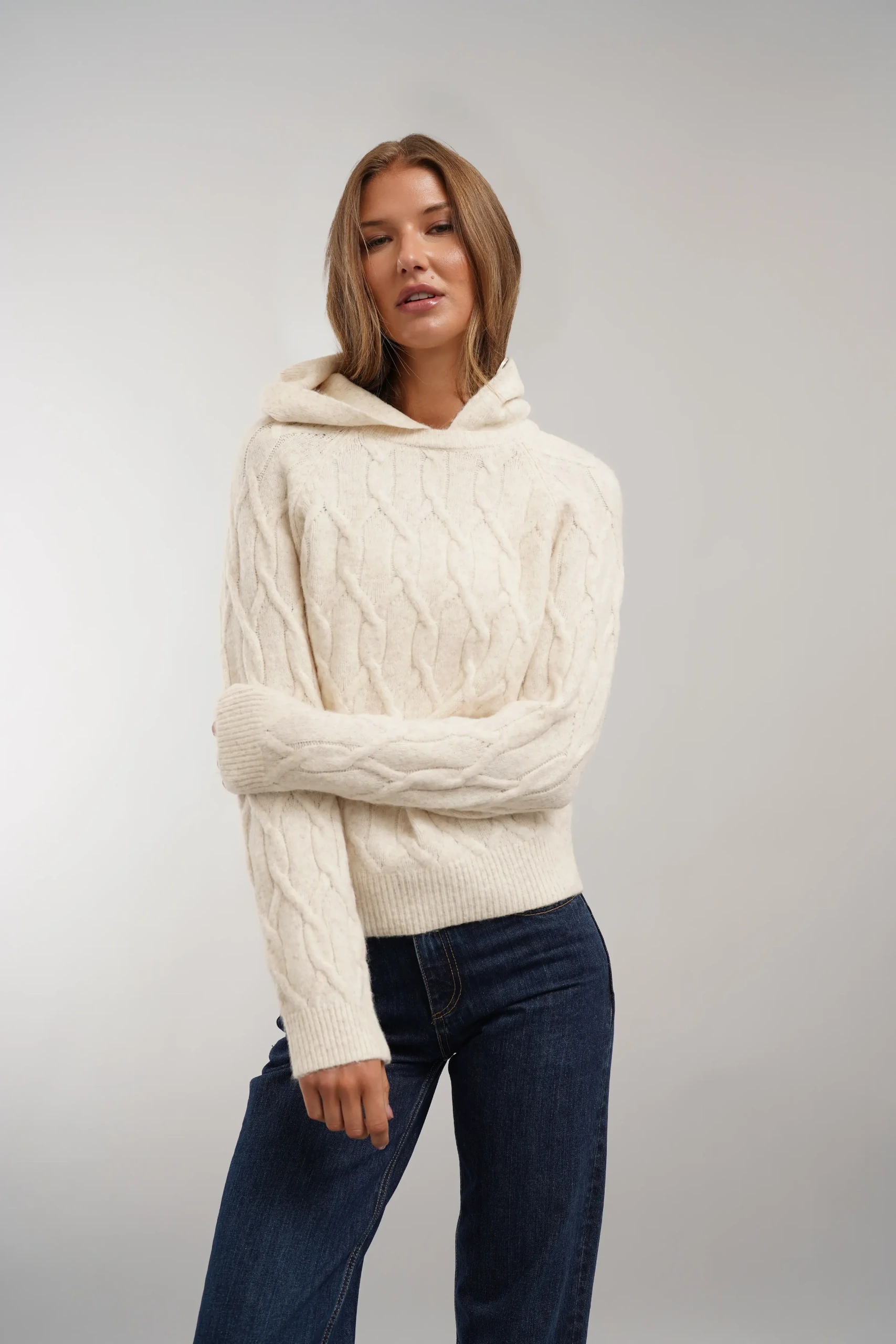 Cyrus, The Cozy Cable Hoodie