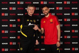 Bruno Fernandes Ole Gunnar Solskjaer